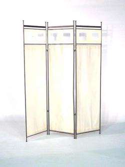 Wrought iron screen with cream canvas bIO_04