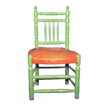 Green and brown chair