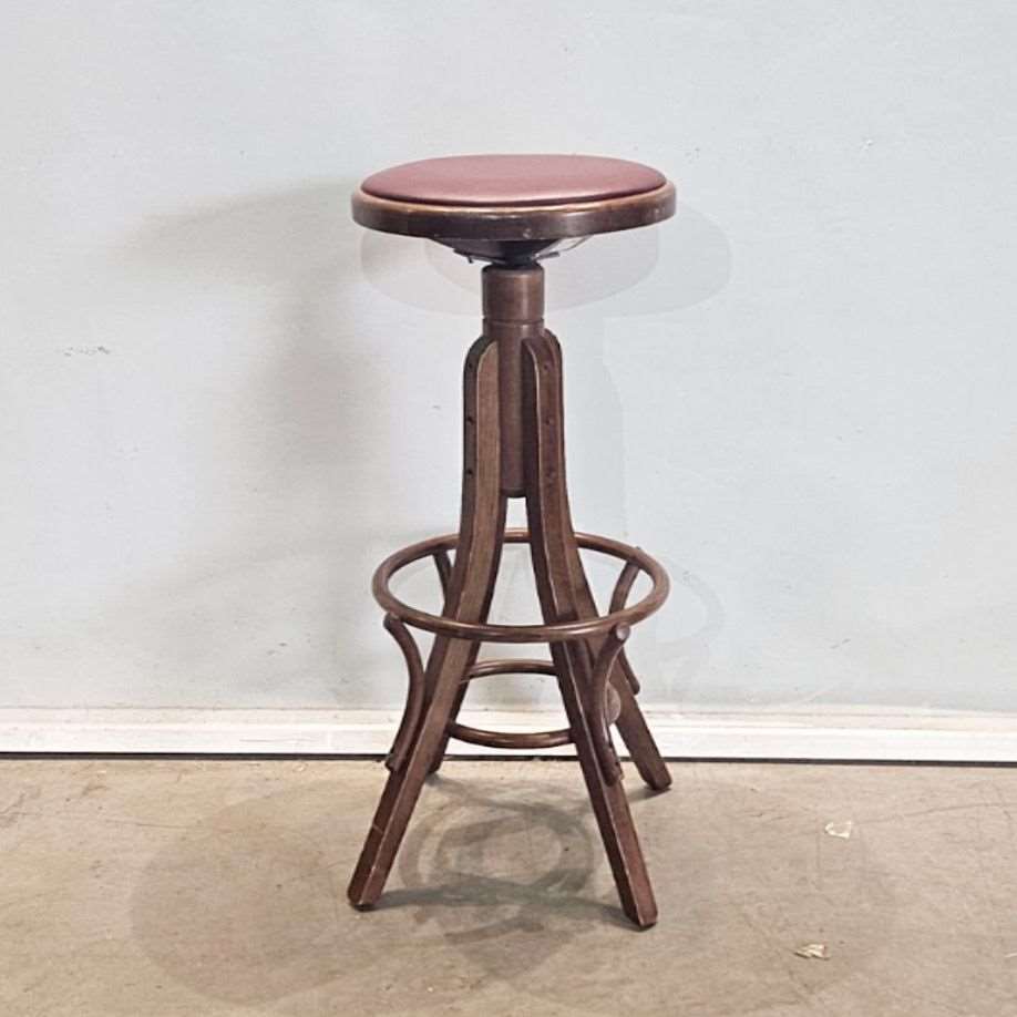 Viennese wooden stool. 01814