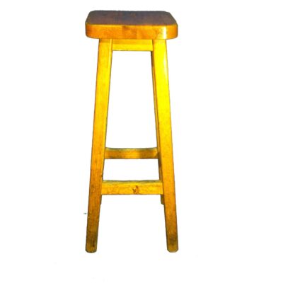 Pine wood stool