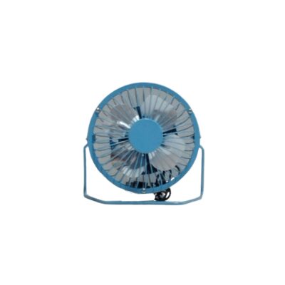 Blue table fan