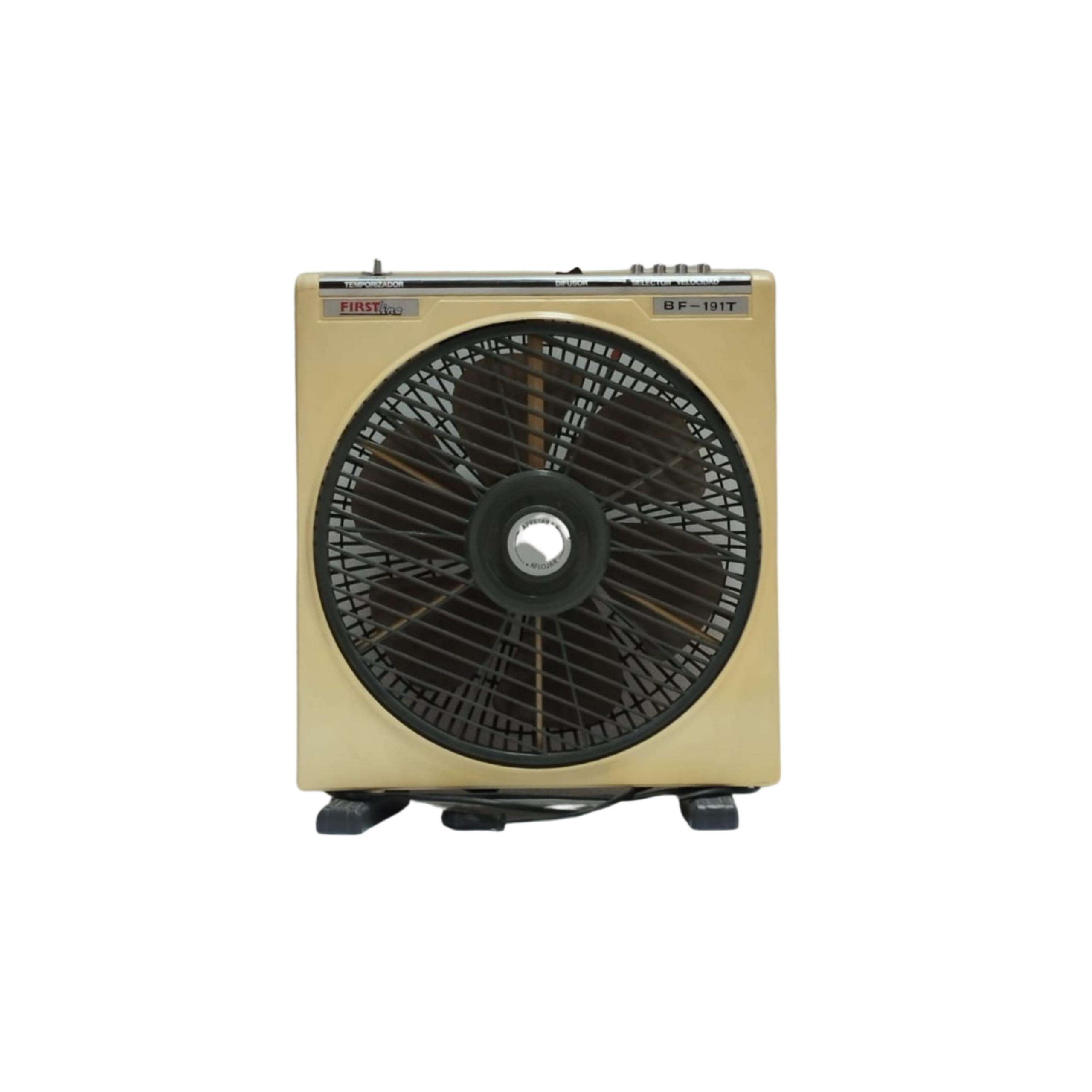 Square floor fan