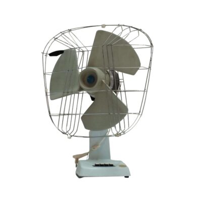 Antique white table fan