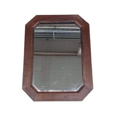 Wooden wall mirror