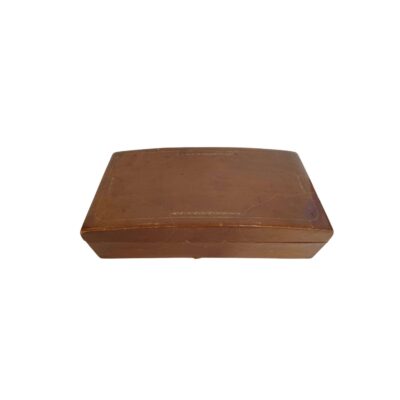 Carved wooden box
