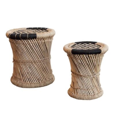 LOW BAMBOO STOOLS 534