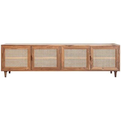 TEAK TV STAND WITH TELMA 552 GRILL