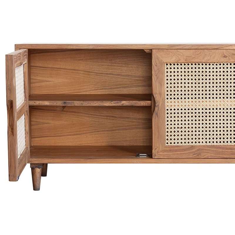 MUEBLE TV TECA CON REJILLA TELMA 552 - Imagen 3