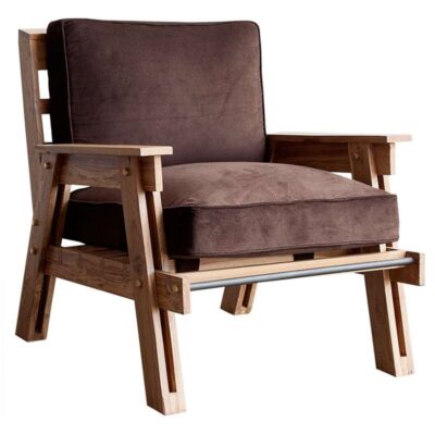 SILLÓN VINTAGE DE PANA 566