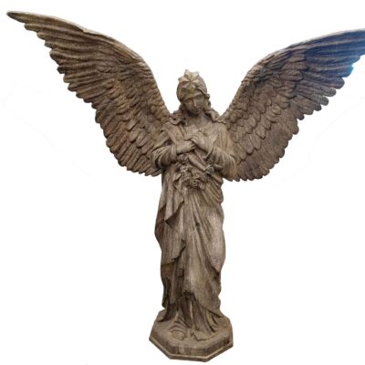 Angel statue grave ornament 02989