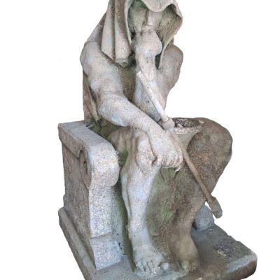 Estatua Hombre Sentado imitación piedra 03025