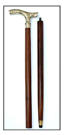 Walking stick with chrome handle 02409
