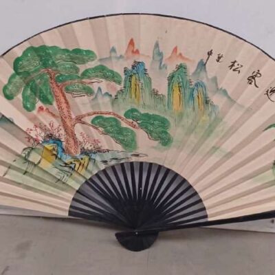 Abanico decorativo motivos orientales 02826