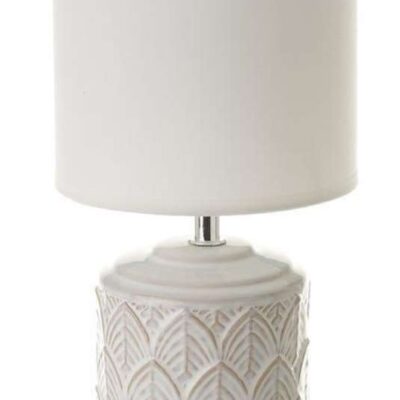 White ceramic table lamp