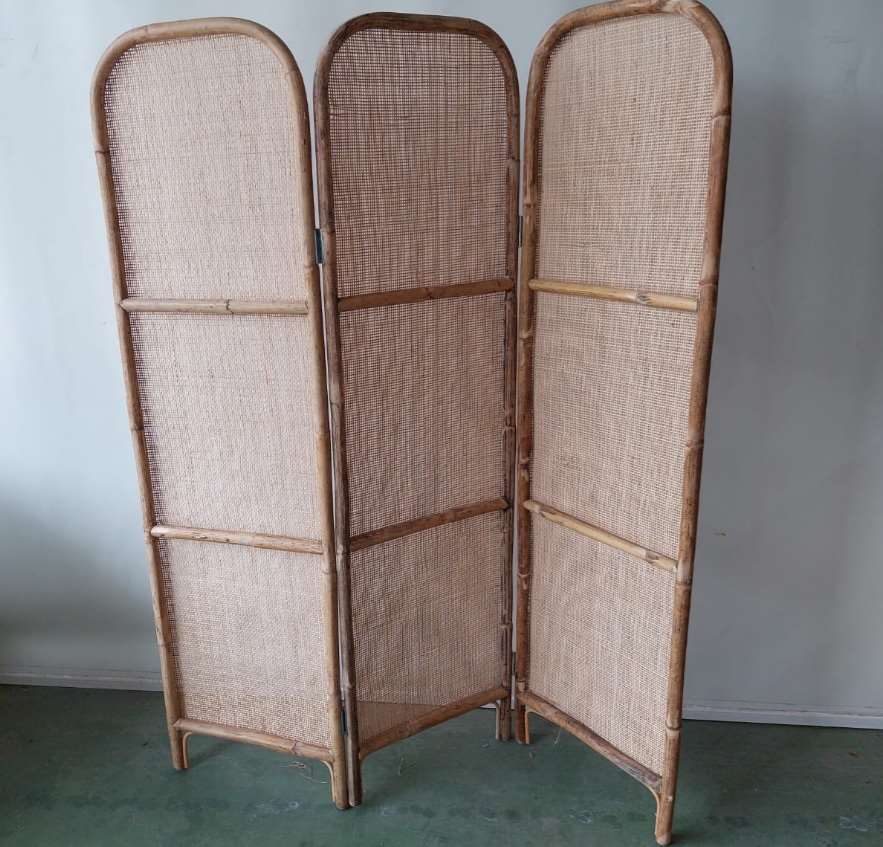 3-section rattan screen 03205 - Image 2