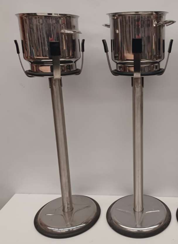 Stainless steel ice bucket, 2 pieces 04246