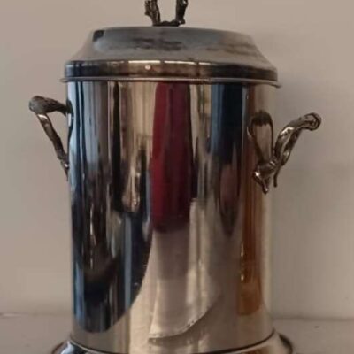 Chrome Ice Bucket with Lid 04062