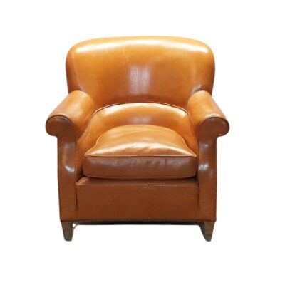 Sillón club camel piel 04635
