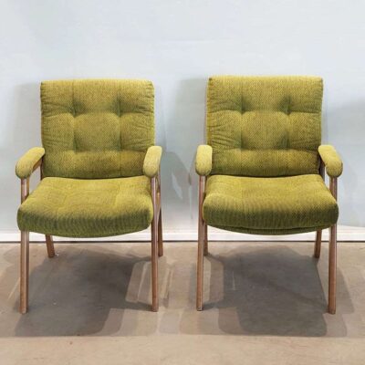 Pair of green armchairs but_93
