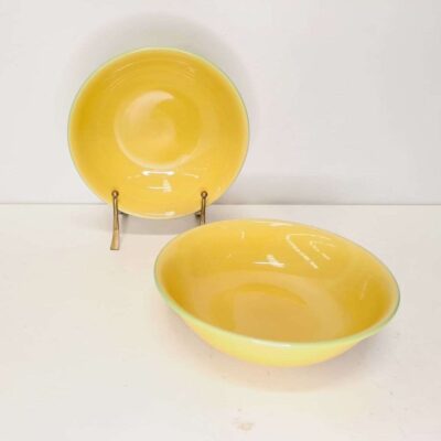 Deep yellow ceramic plates 05214