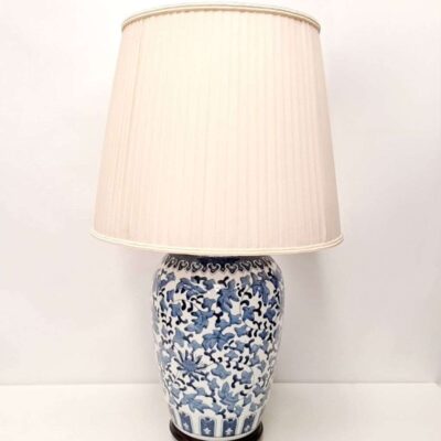 Blue and white ceramic table lamp 05011