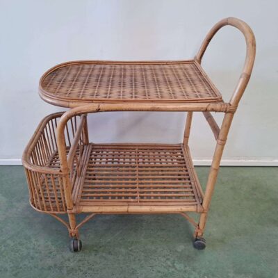 Carro camarera mimbre 04624