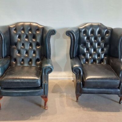 Sillón Chester plainwing negro mate 05341