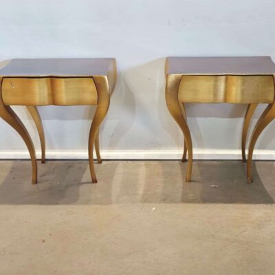 Gold nightstand. Mlla_30