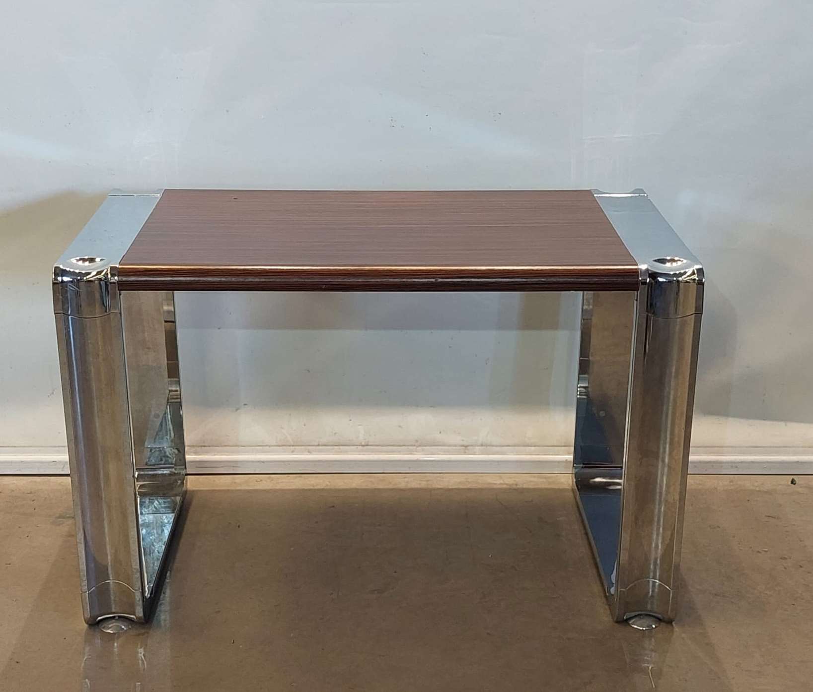 Mesa en madera y metal 02195