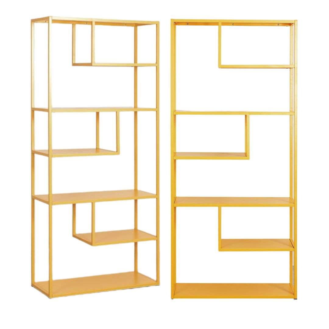 Thura Yellow Steel Bookcase. 06053