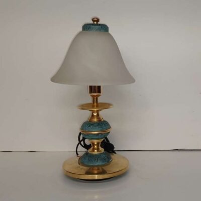 Green vintage lamp. 05578