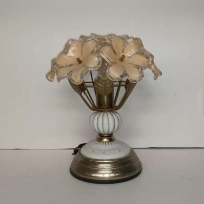 Pink flower table lamp. Lmes_123