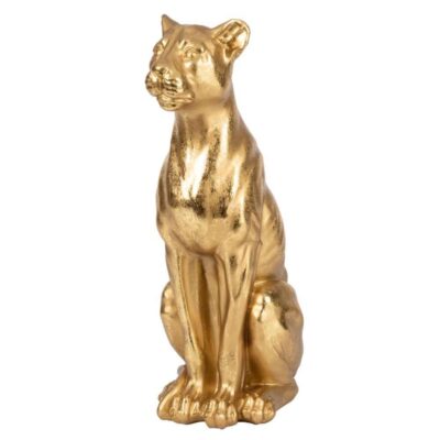 Golden lioness figurine. 06161
