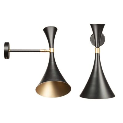 Aplique trumpet fabricado en hierro lacado. 06285