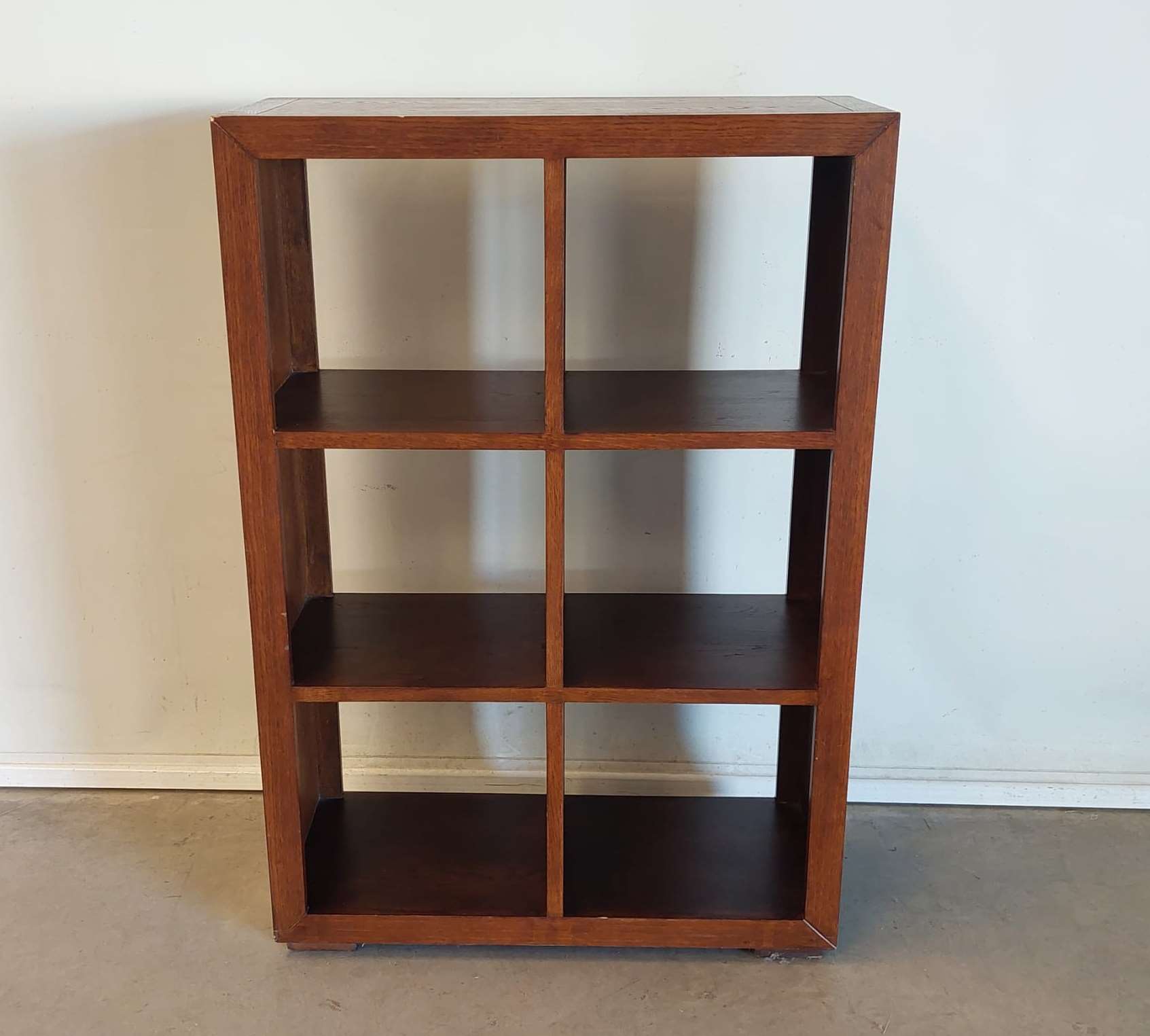 Wooden shelving. 05716