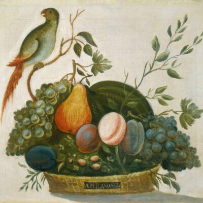 Painting by AM Randall. 06828