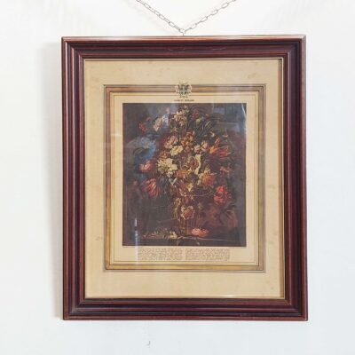 Grabado floral 2 de 1850. 06961