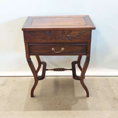 Wooden sewing cabinet. 06985