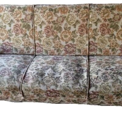 3-seater floral print sofa with wooden legs sof_37