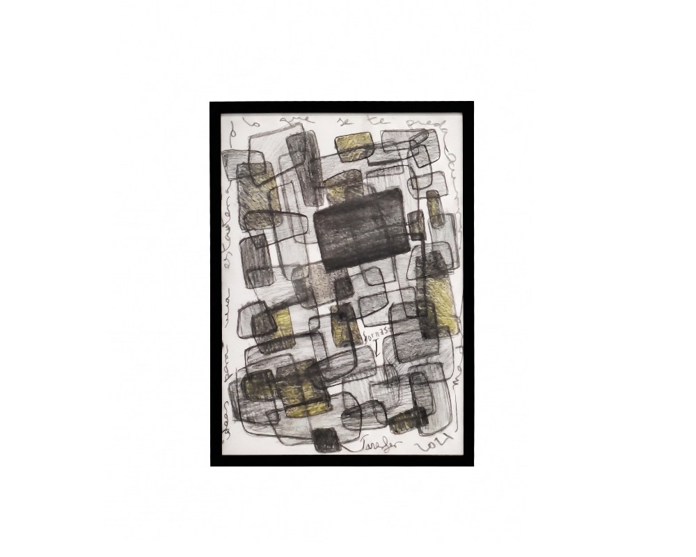 Cuadro abstracto contemporáneo, obra de Javier Fernández. Propiedad intelectual y derechos de explotación pertenecientes a Set Services. Cua_262 alquiler para eventos, publicidad, peliculas y series