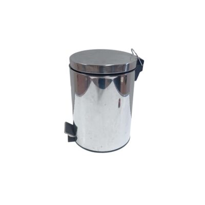 Small steel waste bin