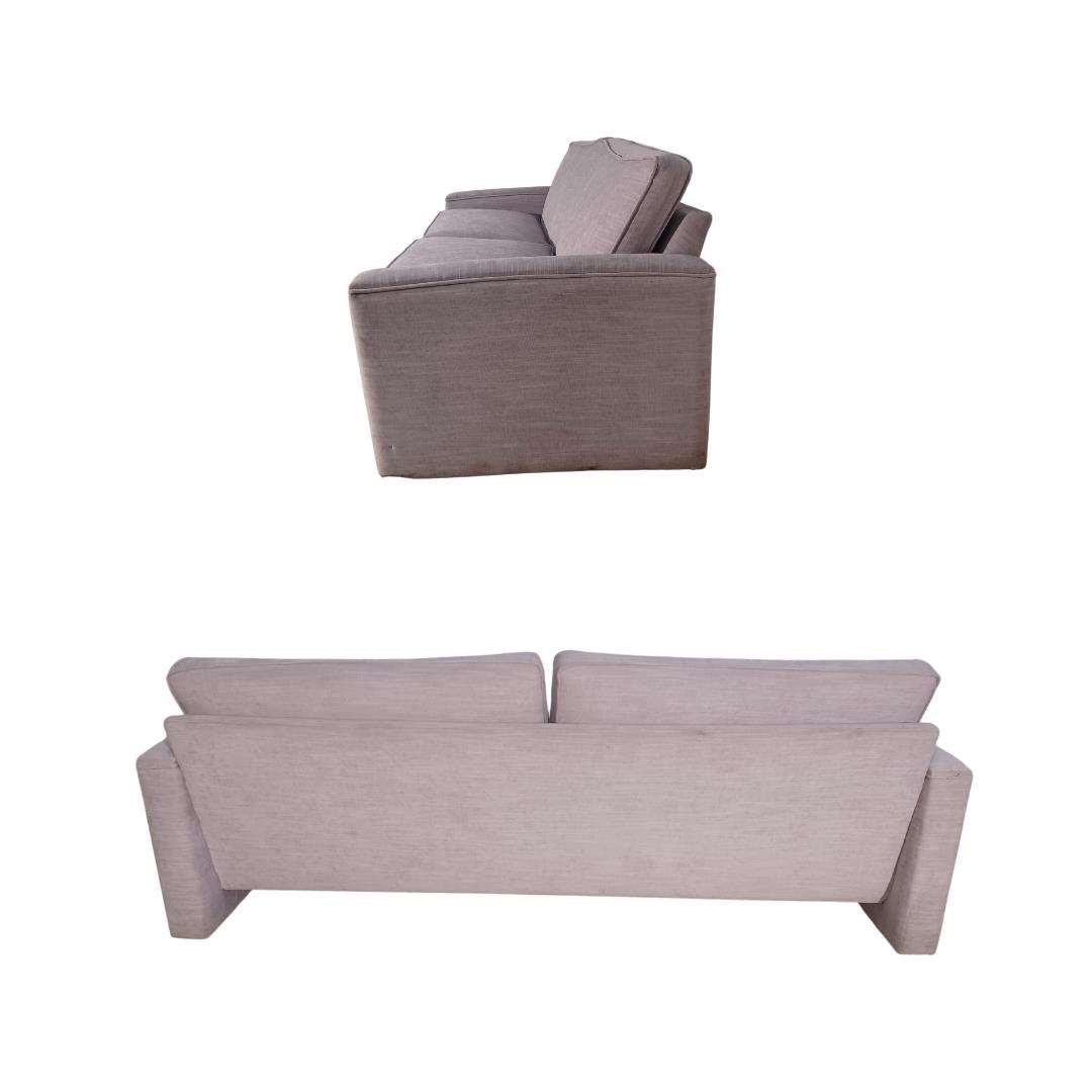 Two-seater sofa upholstered in grey. Sof_110 - Image 2