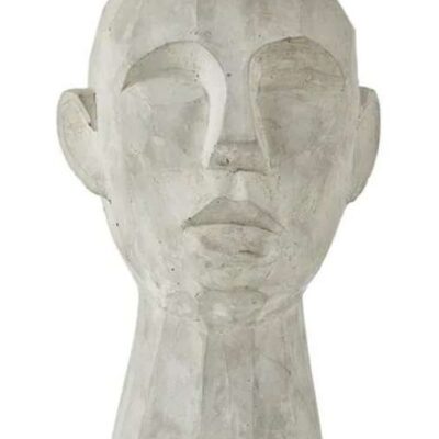 CEMENT HEAD SCULPTURE
