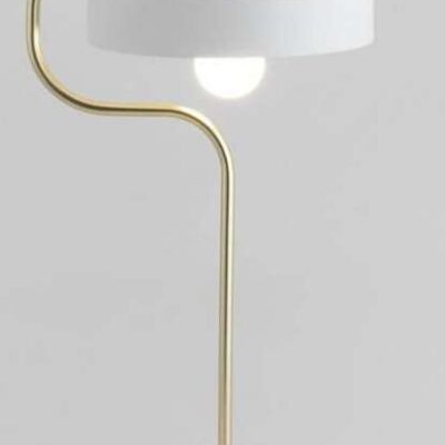 Aloa table lamp in white and gold 02353