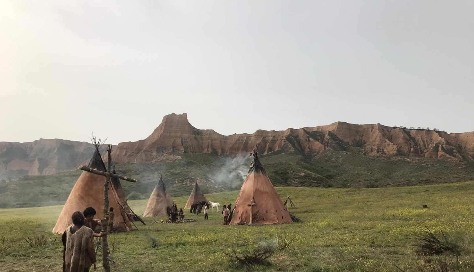 typical indigenous tents