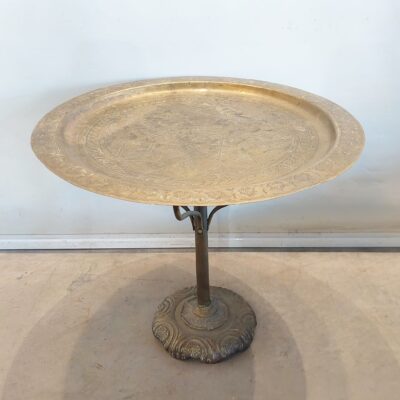 Moroccan brass table 03901