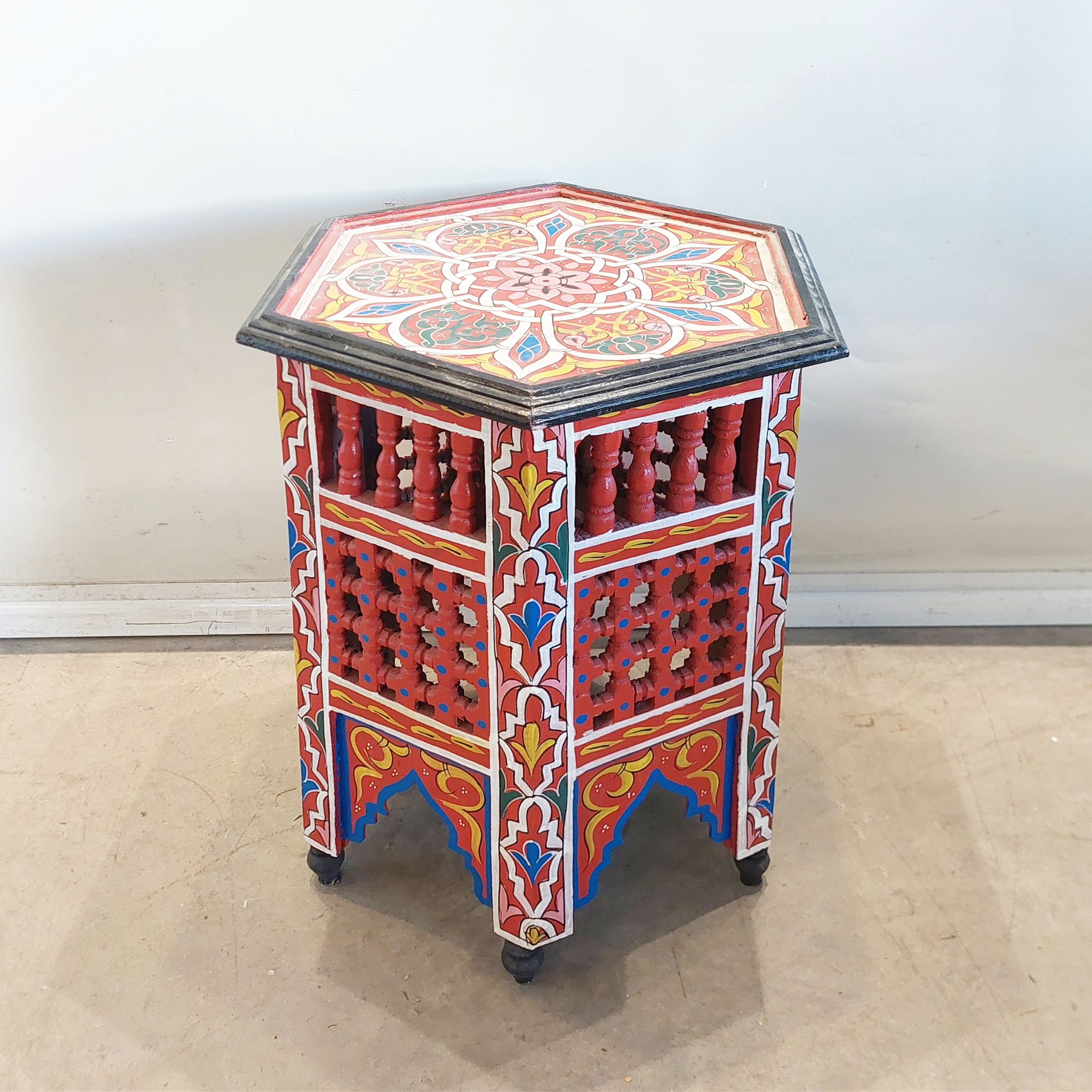 Mesa marroquí hexagonal 07761