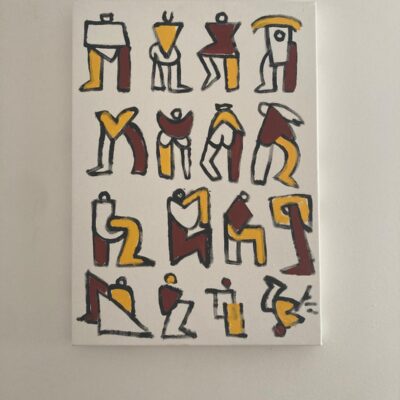 Abstract painting Author LUIS MARTIN 09623