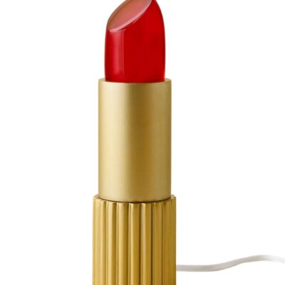 Table lamp in the shape of lipstick. 09967