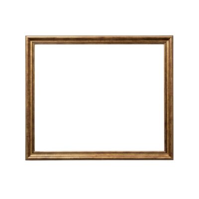 Marco dorado rectangular estilo barroco o Luis XIV, adecuado para cuadros o espejos alquiler para eventos, publicidad, peliculas y series